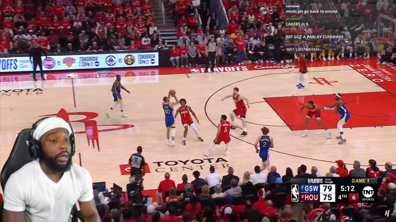 CashNasty Reacts To #7 WARRIORS at #2 ROCKETS | FULL GAME 1 HIGHLIGHTS | April 20, 2025