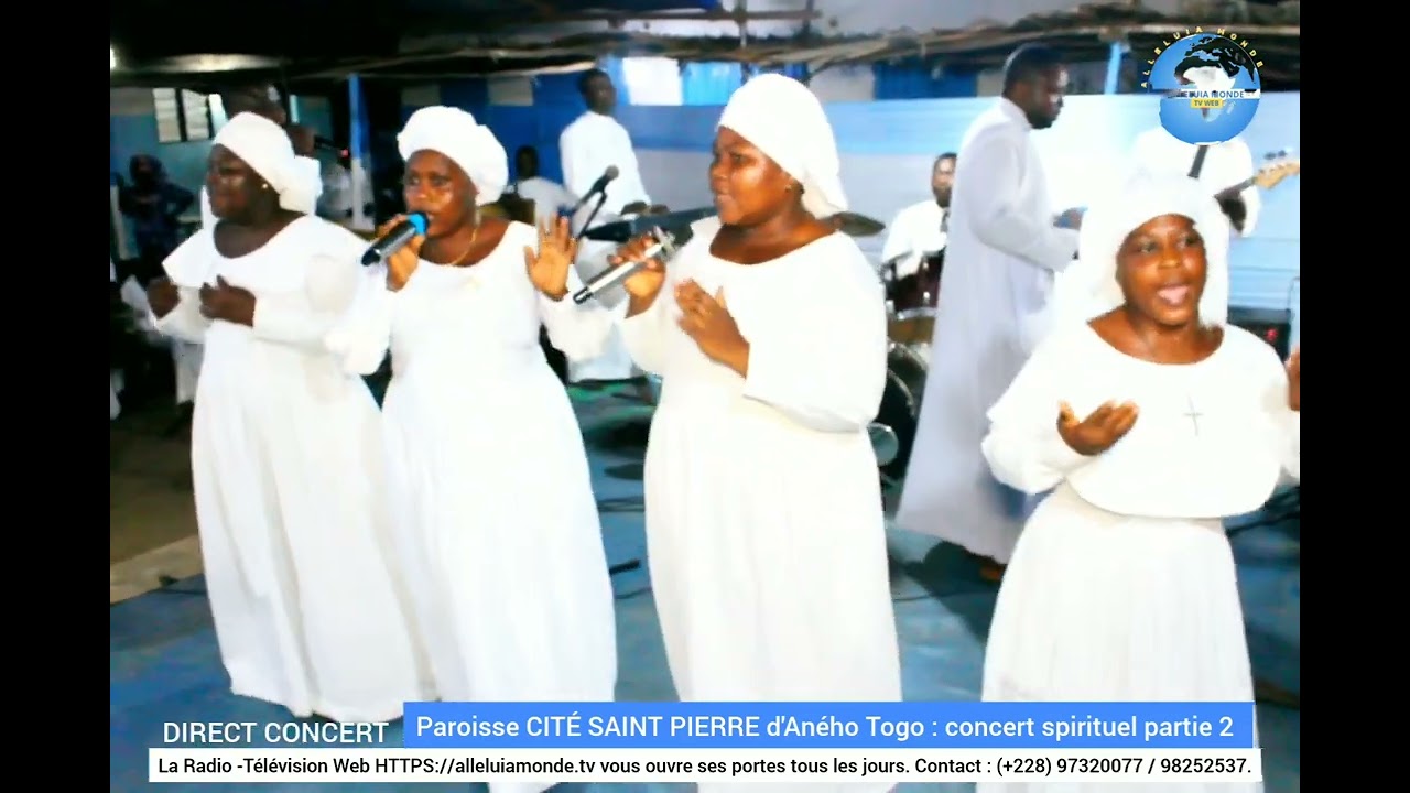 Paroisse CITÉ SAINT PIERRE d'Aného Togo, concert spirituel 2024. Partie 2