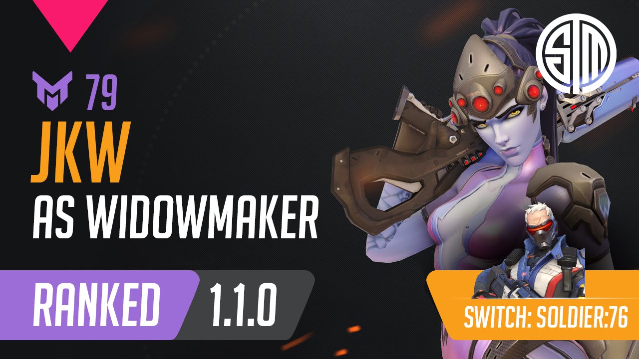 [0184][Rating:79] TSM JKW as Widowmaker and Soldier:76 on Numbani Hybrid 1.1.0