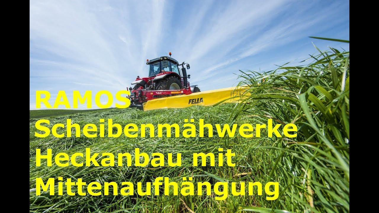 RAMOS Scheibenmähwerke Heckanbau Mittenaufhängung