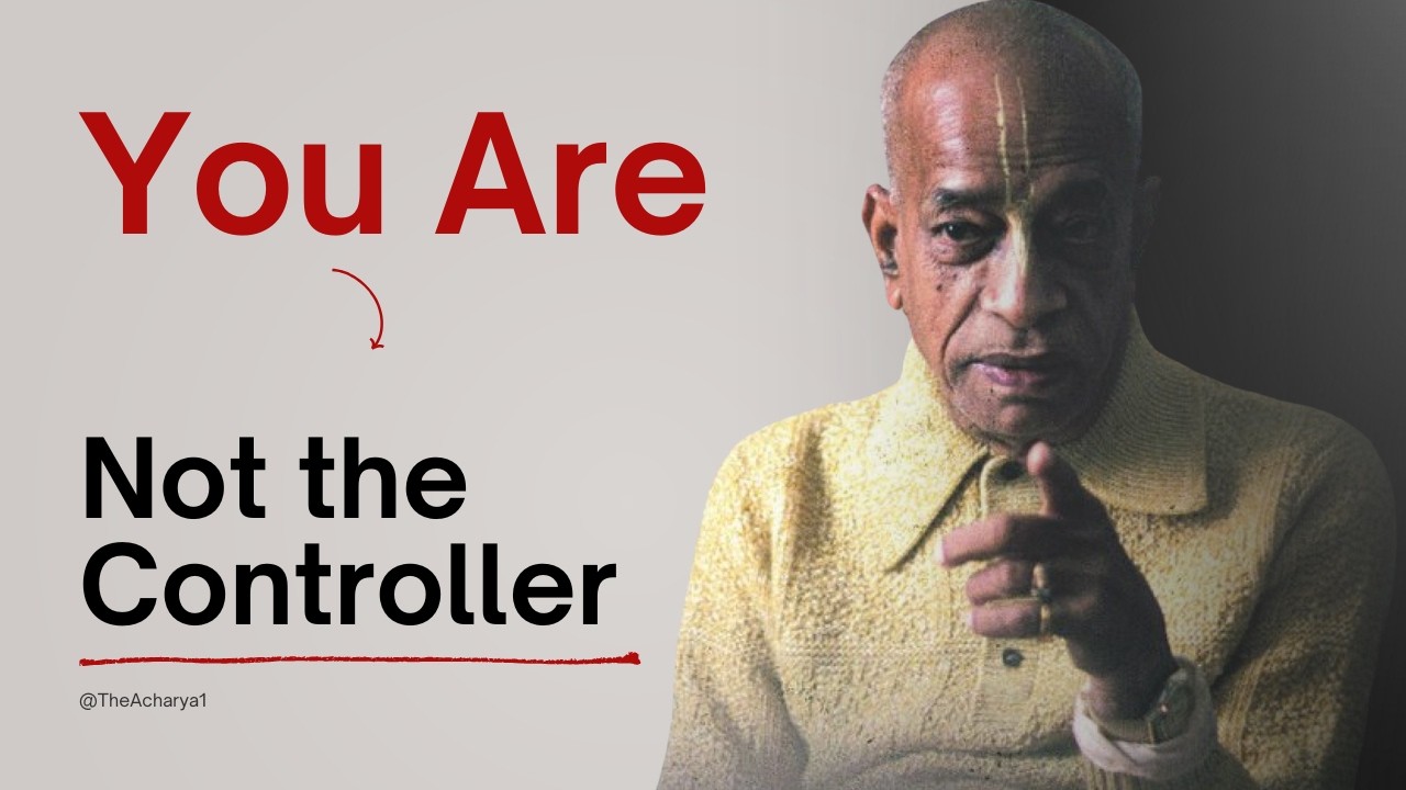 You Are Not the Controller | BG 13.21 | Mumbai, India | Srila Prabhupada