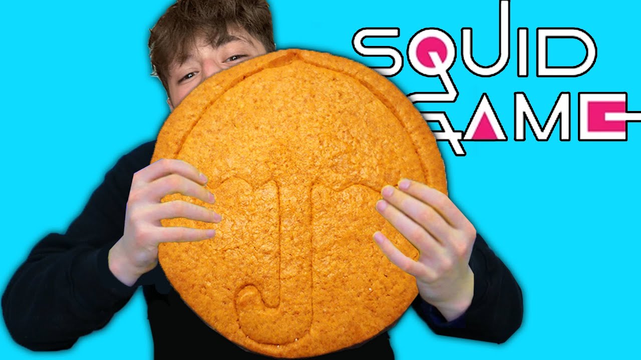 WYCINAM NAJWIĘKSZE CIASTKO SQUID GAME! (straszne)