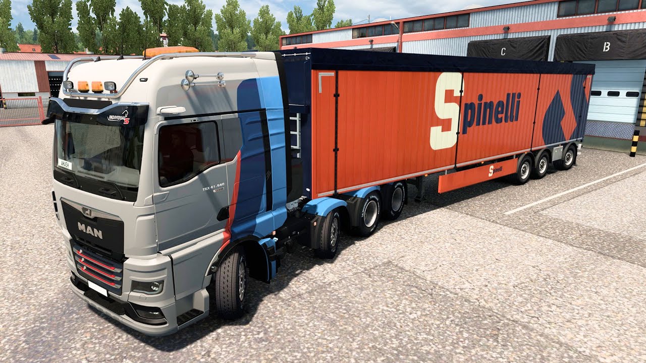 Transporting Heavy Packaging Load Industrial Roads | #ets2 1.57 | Euro Truck Simulator 2 Gameplay