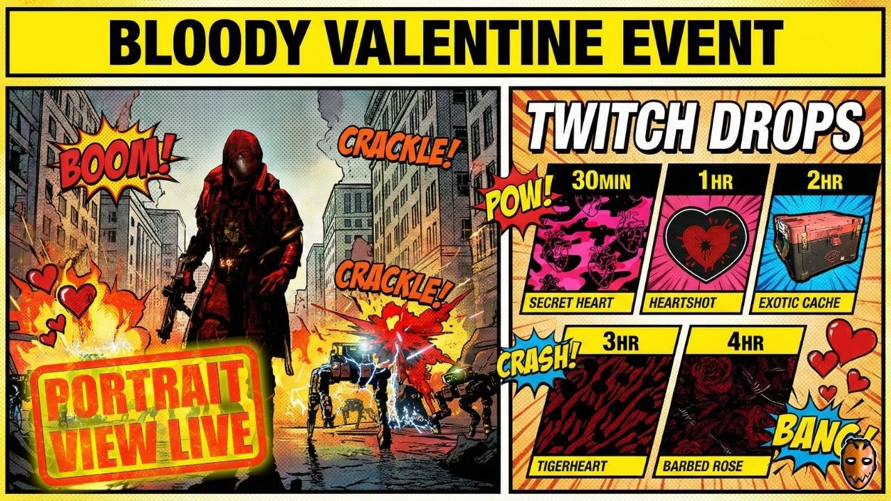 Bloody Valentine Event 🪓🥷 ~ DAG 🔴LIVE Division 2​ Portrait