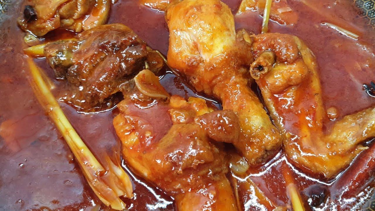 AYAM MASAK MERAH MUDAH DAN SEDAP