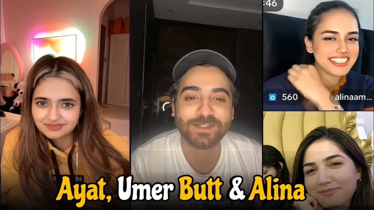 July 28, 2025 TikTok Live Match 😂 Ayat, Umer Butt & Alina  | Funny Moments 🤣😂😂