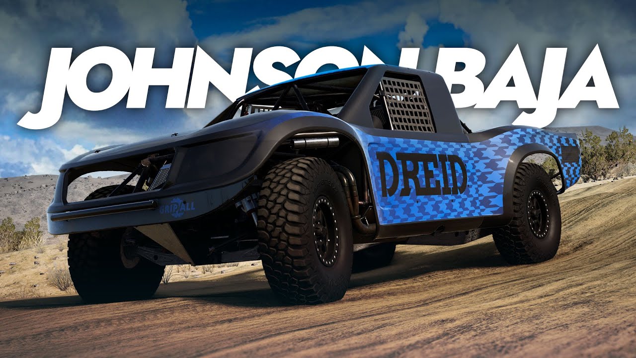 BeamNG: Johnson Baja! Обзор внедорожной гоночной трассы Trophy Truck!