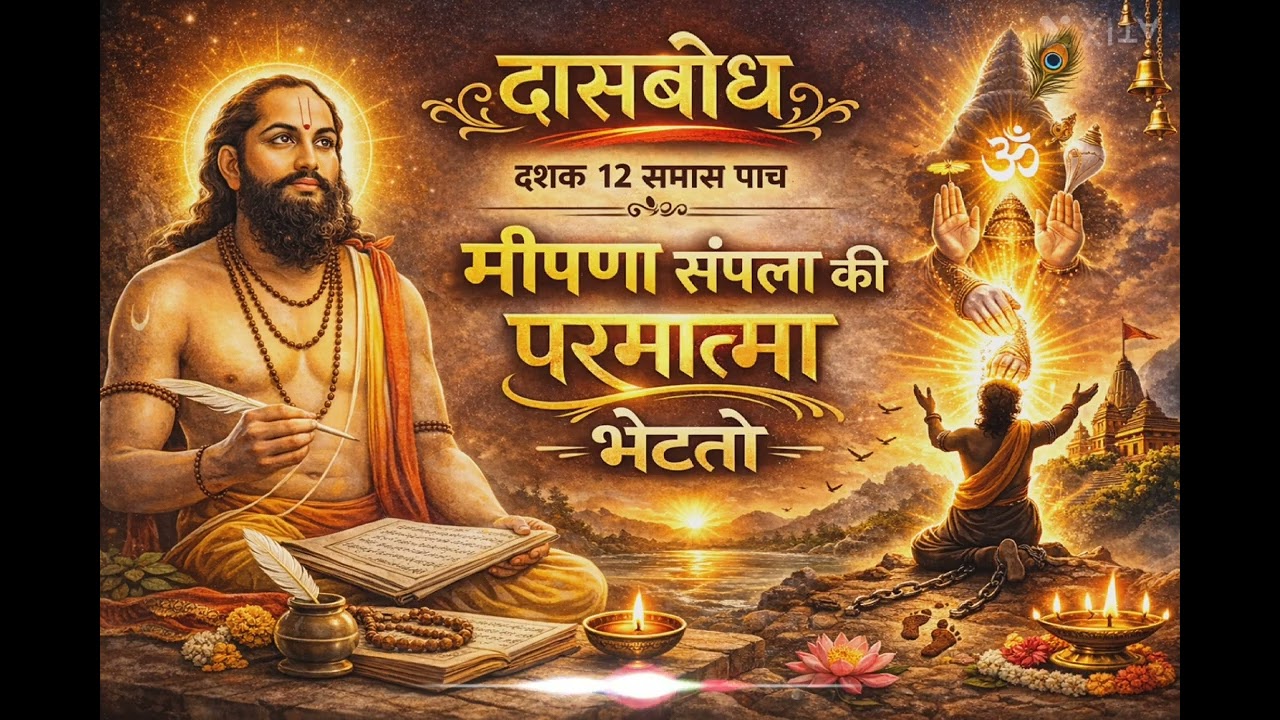  तुमच्या आयुष्यातील दुःख, चिंता आणि अहंकार एका क्षणात संपवायचा उपाय समर्थ रामदास स्वामी सांगतात…
