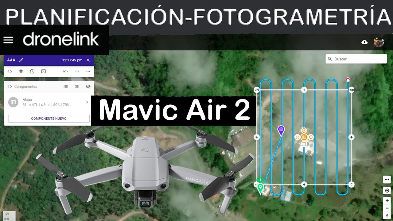 MAVIC AIR 2- DRONELINK-PLANIFICACIÓN en ESPAÑOL