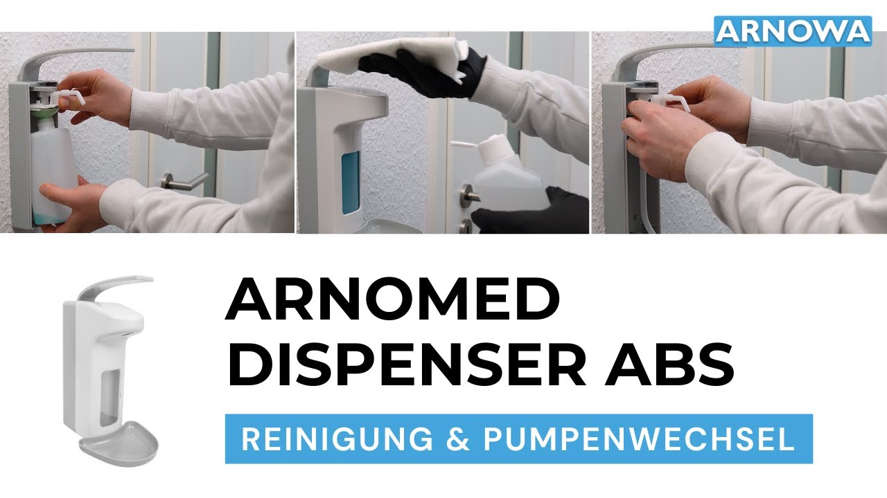 Reinigung, Pumpenwechsel & Co: Wartung vom ARNOMED DISPENSER ABS | arnowa.de