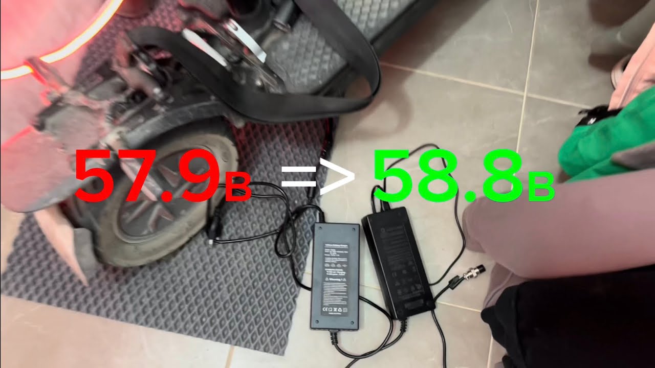 Kugoo G Booster 52v. Электросамокат не заряжается до конца.
