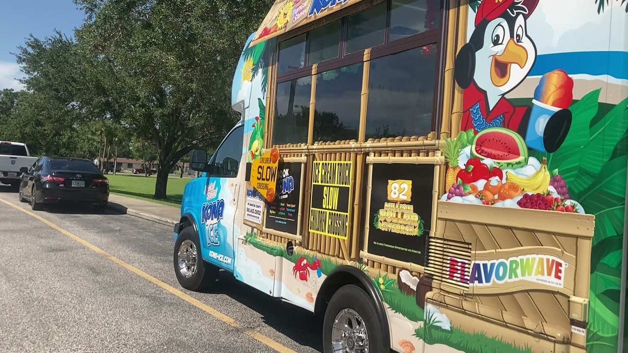 A Kona Ice goose chase in Bradenton, Florida 🍧🌈