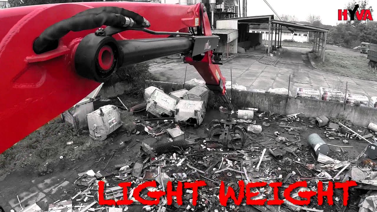 Żurawie hydrauliczne do złomu HYVACRANE HZ Series
