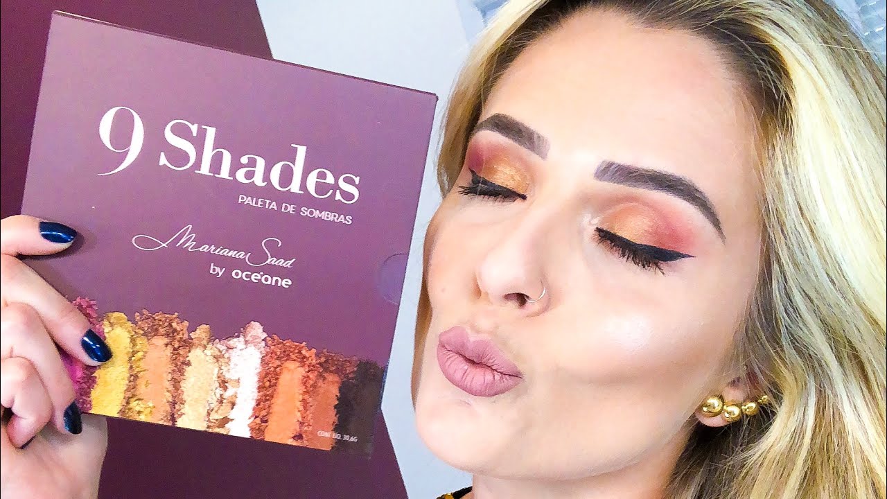 Paleta de Sombras Mari Saad - Resenha e maquiagem