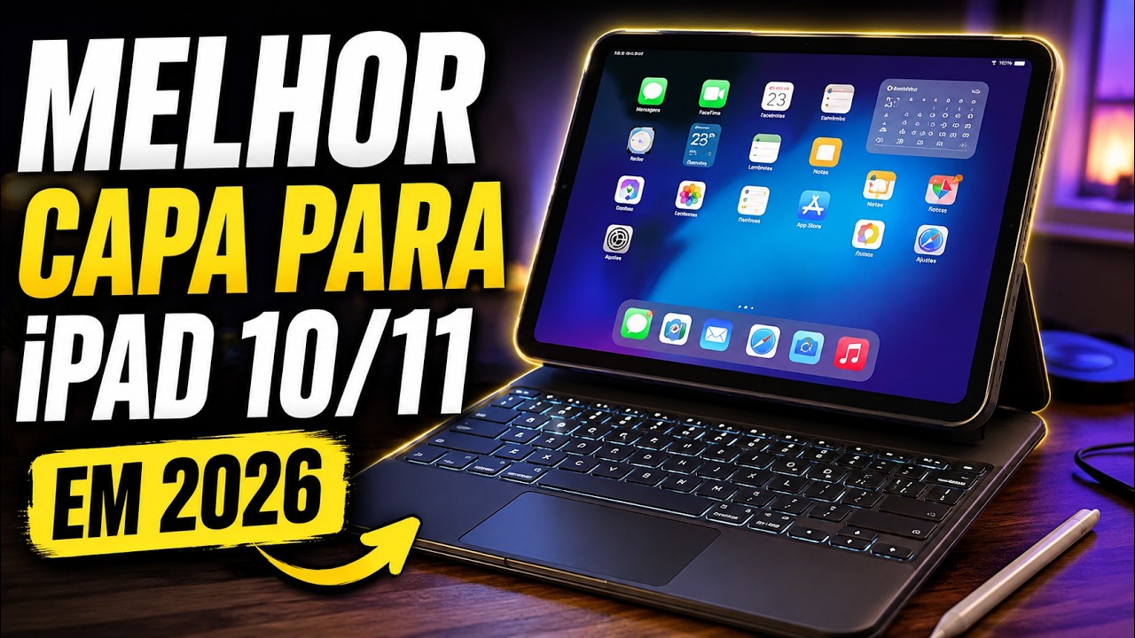 Capa teclado ALTERNATIVO para iPad 10, você vai querer uma para iOS 26 #iPadOs
