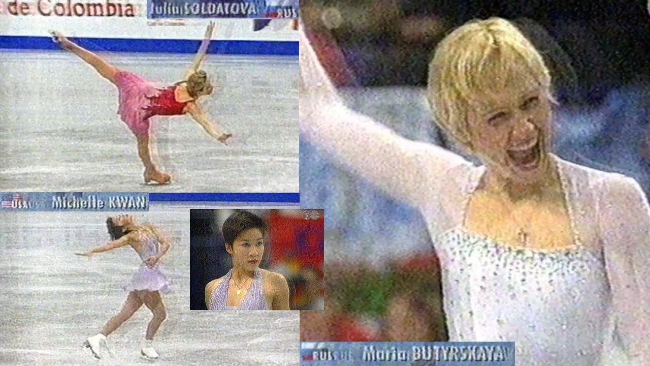 1999 Worlds women's review | Butyrskaya 🇷🇺🥇 Kwan 🇺🇸🥈 Soldatova 🇷🇺 - Aus. TV
