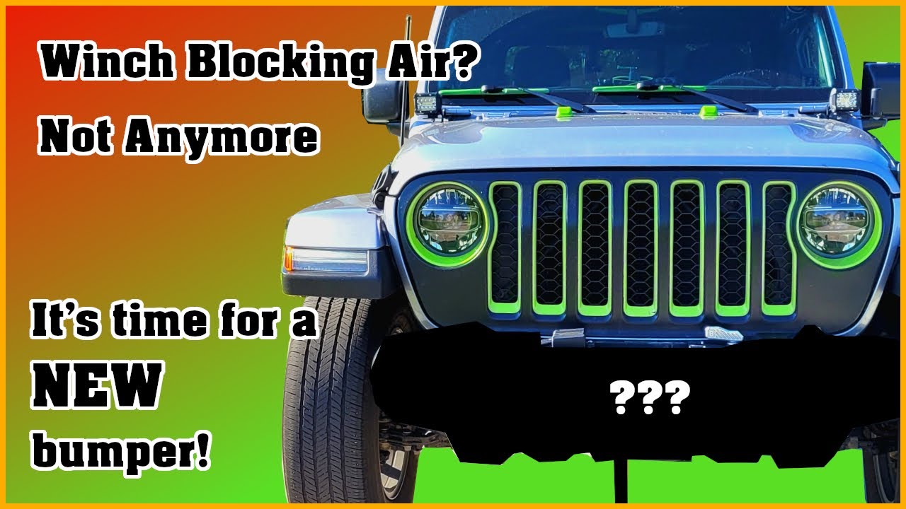 Diesel Temp Cooling by RECESSING the winch | Rugged Ridge Bumper