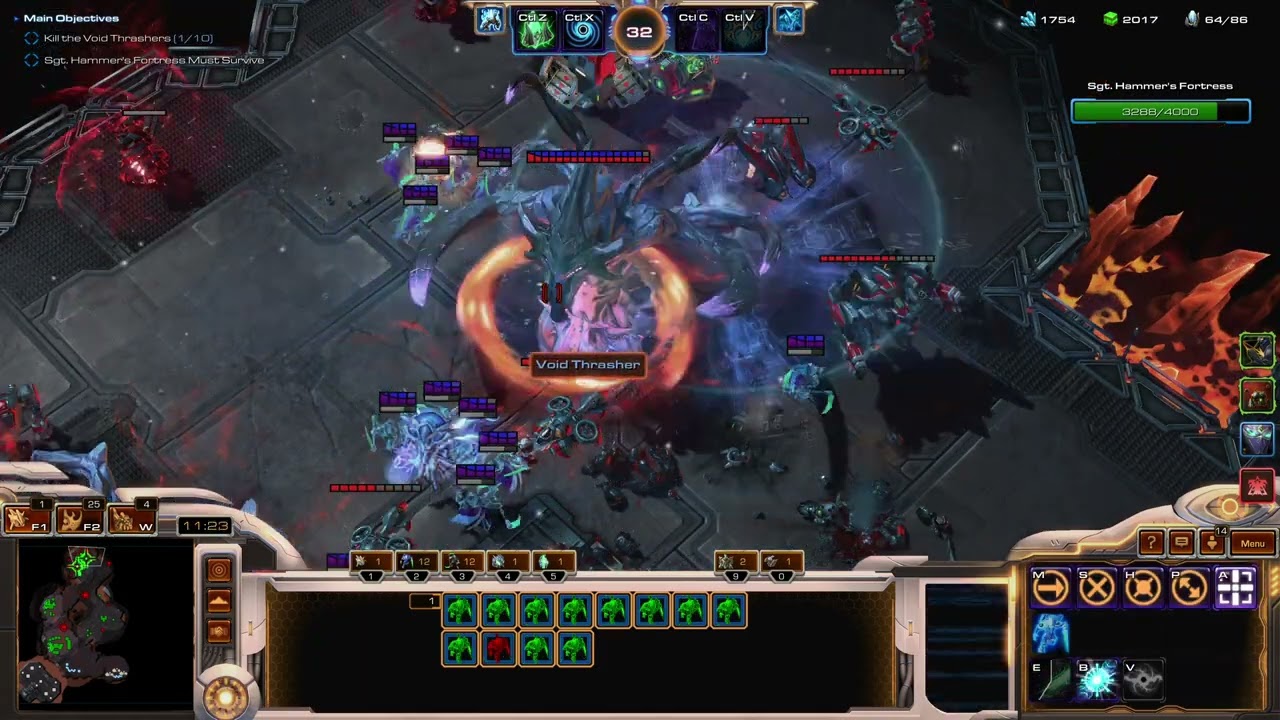 StarCraft II Co-op: Attrition Warfare Vorazun Solo