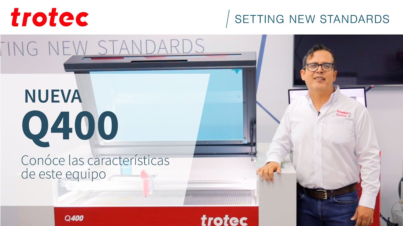 Nueva Q400 - Todo lo que requiere una cortadora láser | Trotec Laser