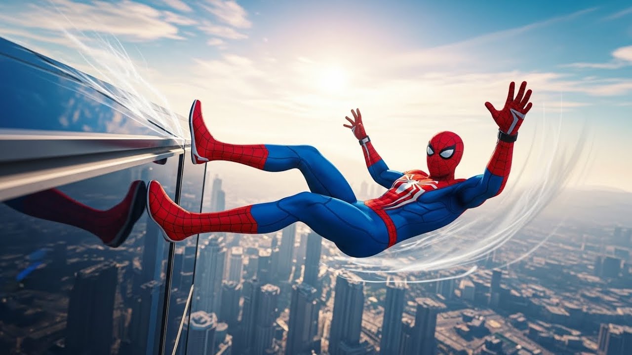 Spider-Man Crazy Jumps & Falls #81 | GTA 5 Spider-Man Fails Gameplay