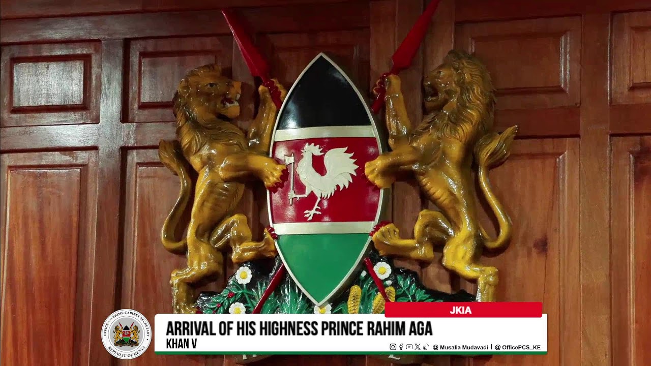 Arrival of His Highness Prince Rahim Aga Khan V - JKIA