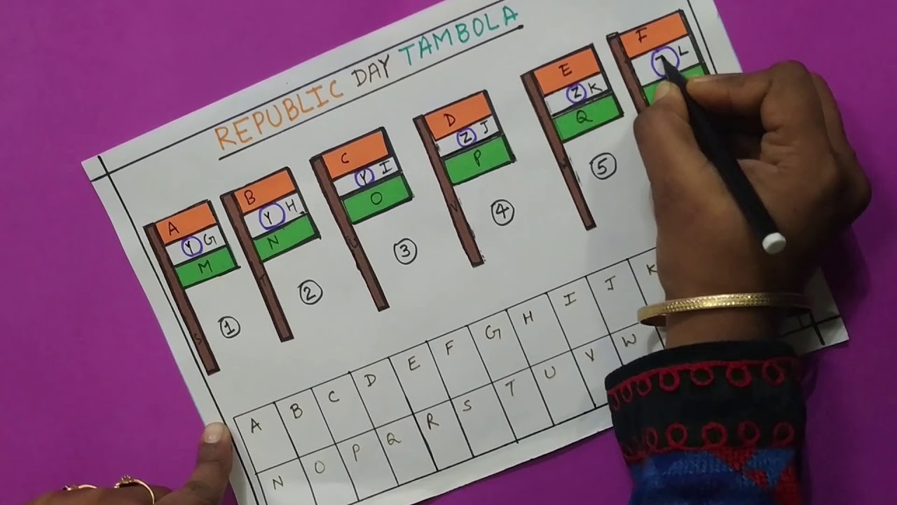 REPUBLIC day theme tambola | REPUBLIC DAY THEME | INDEPENDENCE DAY THEME | Unique Tambola idea