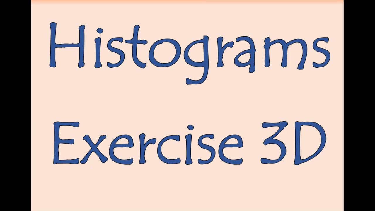 AS Maths - Статистика - Гистограммы