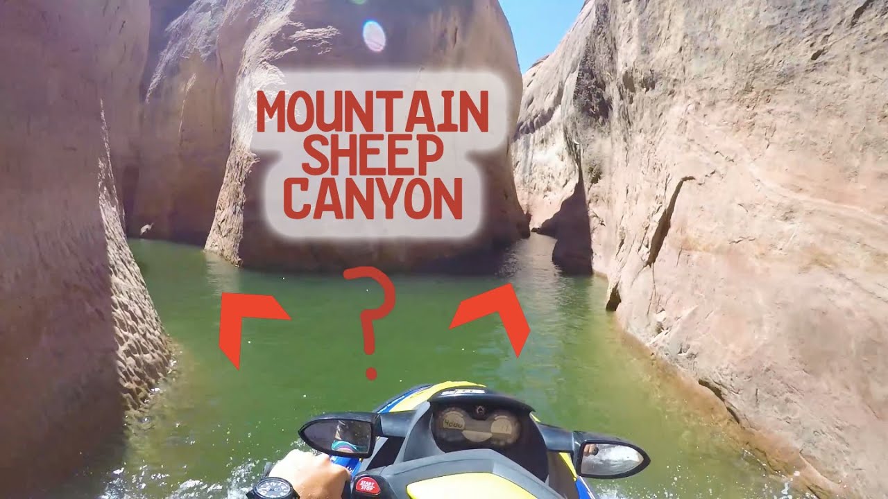 Slot Canyon Maze on a Jet Ski in Mountain Sheep Canyon on Lake Powell w/ #SeaDoo and #GoPro