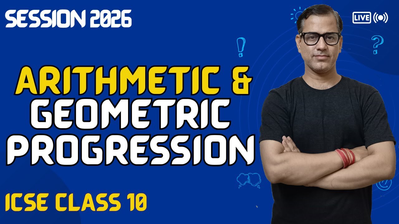 Arithmetic and Geometric Progression| Arithmetic and Geometric Progression Class 10|@sirtarunrupani​