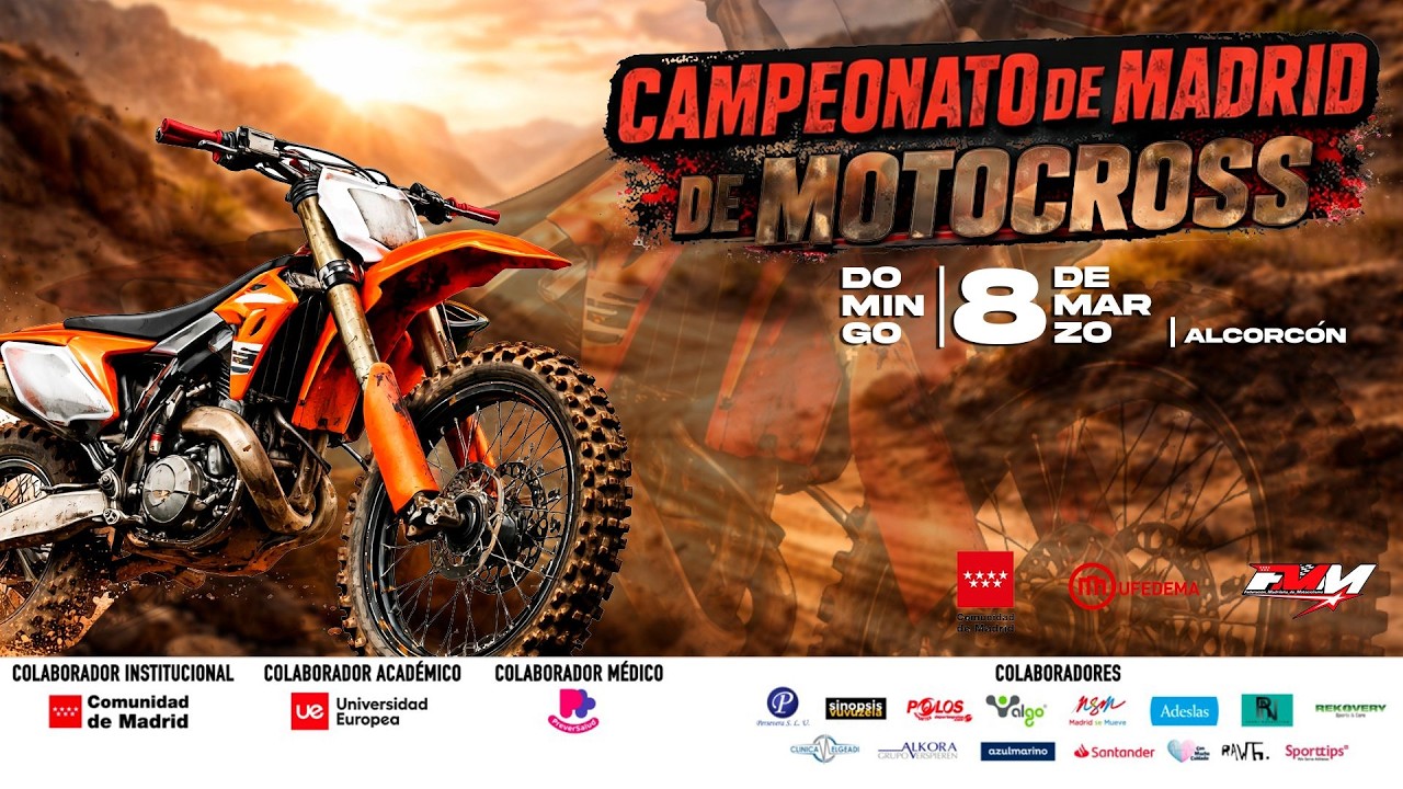 MOTOCICLISMO - CAMPEONATO DE MADRID DE MOTOCROSS - #2026 #Madrid #Deporte #Directo