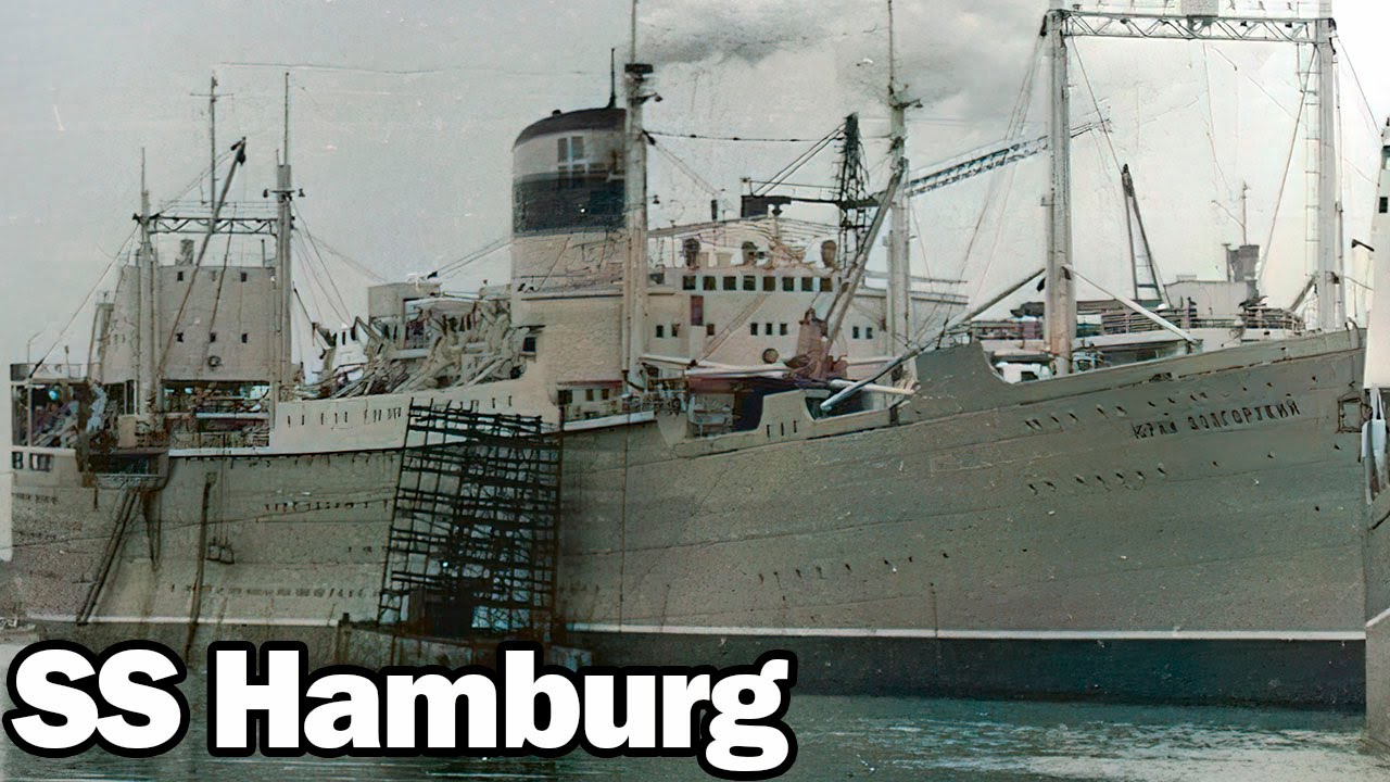 SS Hamburg Немецкий океанский лайнер