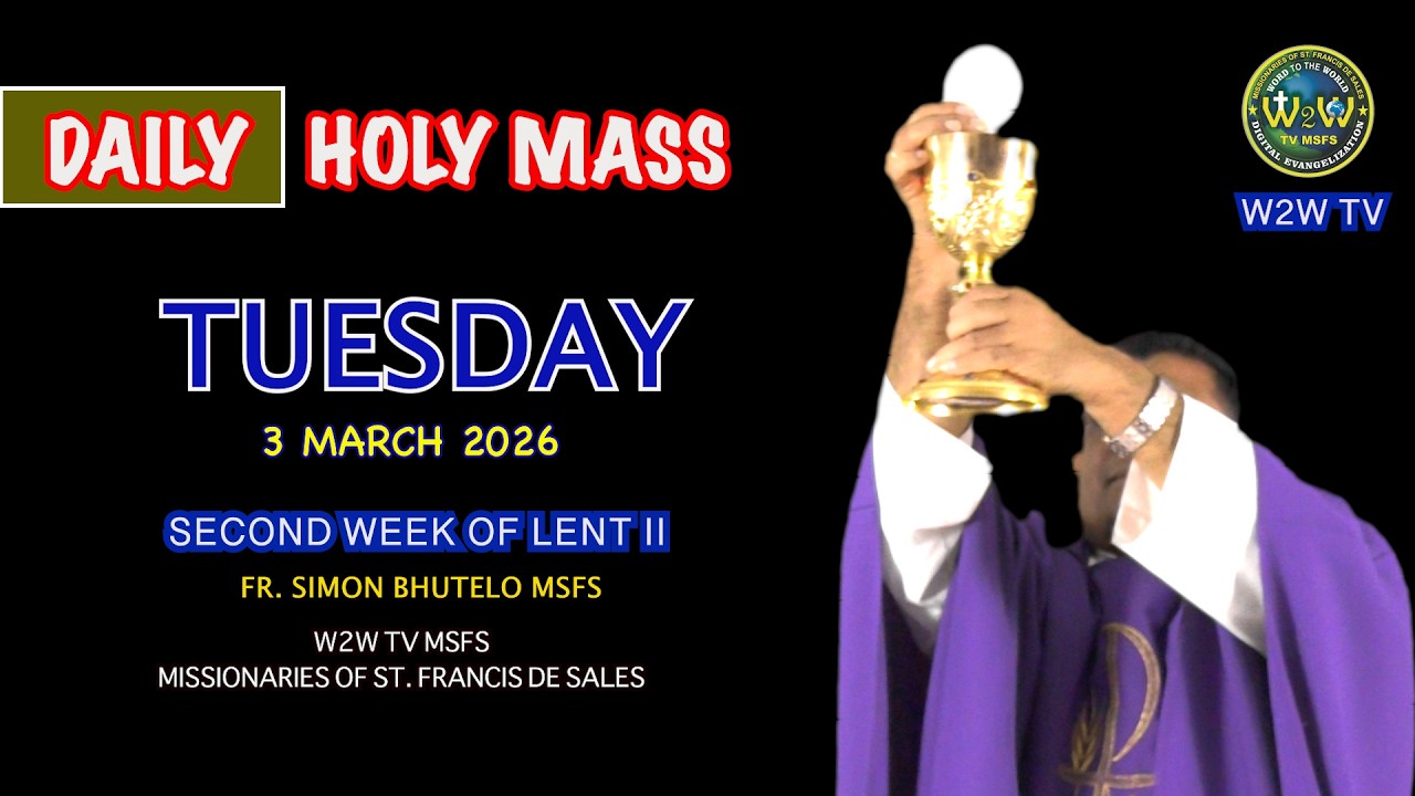 TUESDAY HOLY MASS | 3 MARCH 2026 | SECOND WEEK OF LENT II by Fr  Simon #holymassdaily #dailysermons