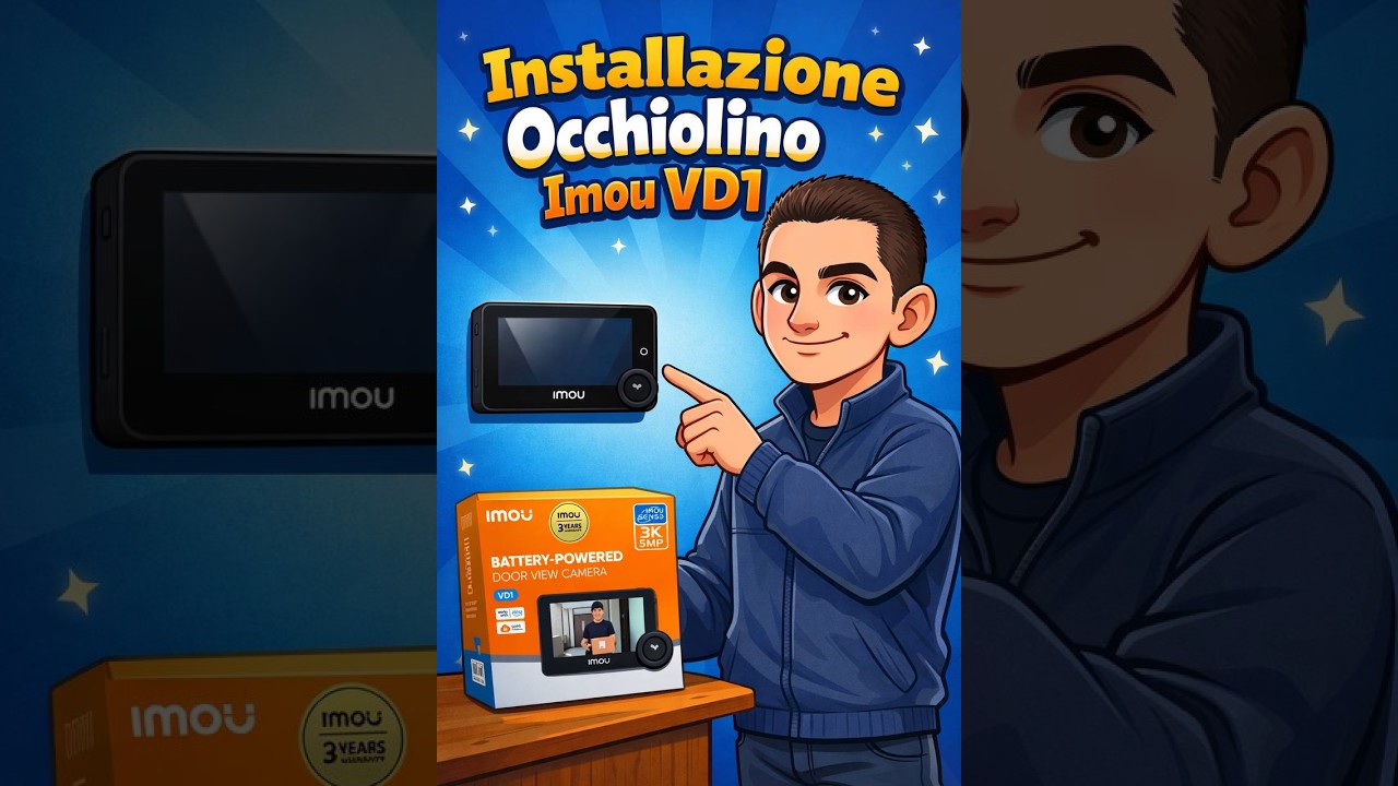 Unboxing & installazione  IMOU VD1 spioncino smart