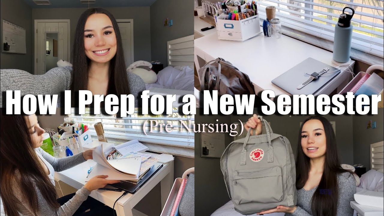 Semester Prep | organize, plan, & clean w/me + Fjallraven Kanken backpack (Pre-Nursing)