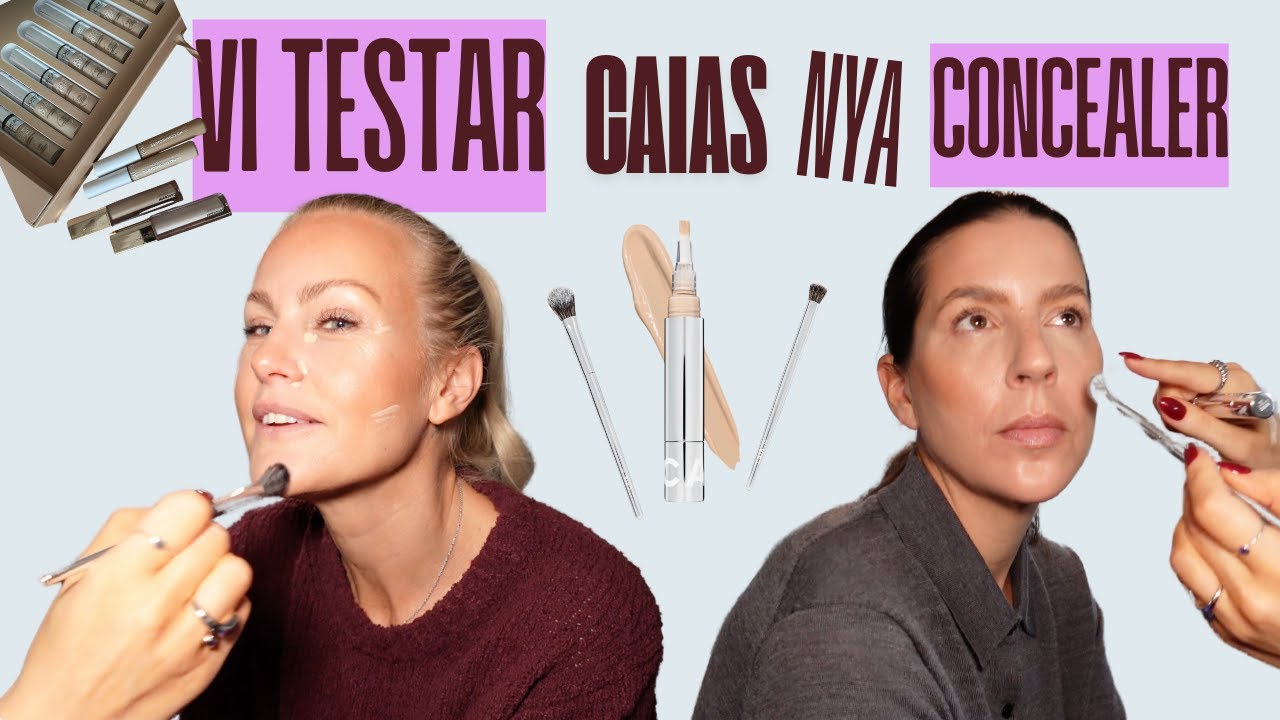 VI TESTAR DEN NYA CONCEALERN FRÅN CAIA