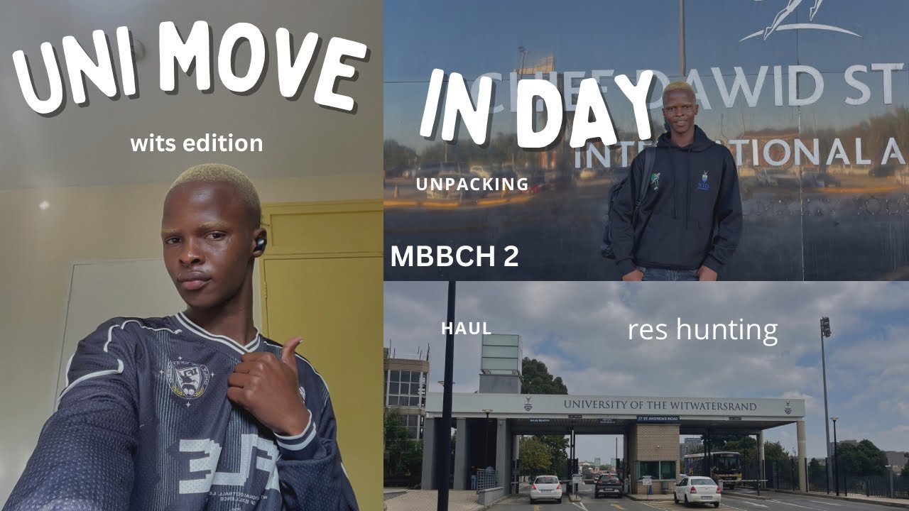 Wits University move in vlog | med student edition 🩺 | Packing , flight , hauls and res hunting ✈️