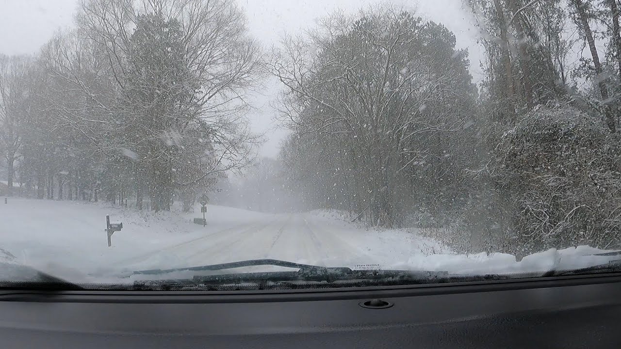Recent Snowstorm bomb cyclone in North Carolina