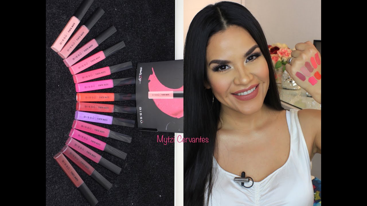 TINTA MATTE BISSU LABIALES MATE TODOS EN LABIOS