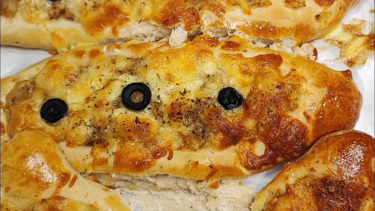 Cheese Garlic Potato Pide - Mozzarella Cheese Bread Delicious😋