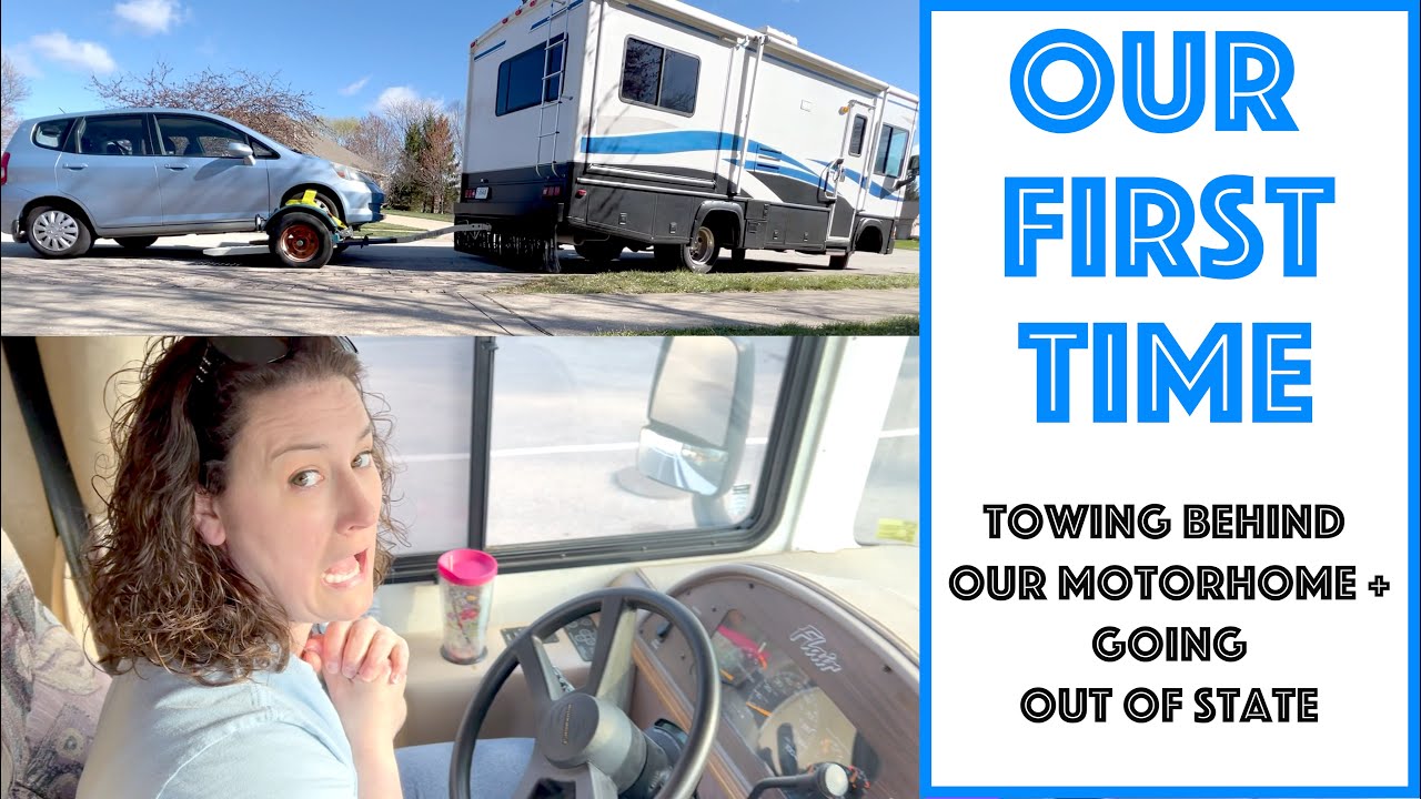 Learn Along With Us: How to Dolly Tow a Car Behind our Motorhome.