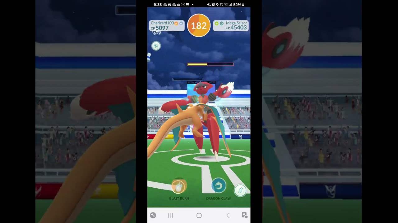 Solo Mega Scizor vs Bidoof  What? #pokemongoshorts #pok&eacute;mongovideos #megascizor #soloraids #solos