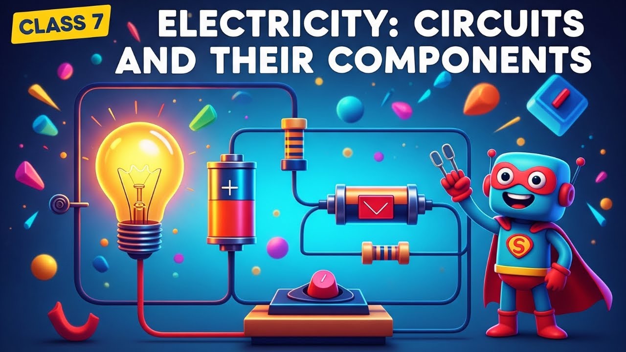 Class 7 Science Chapter 3 |  Electricity Circuits and their Components  | Curiosity Textbook