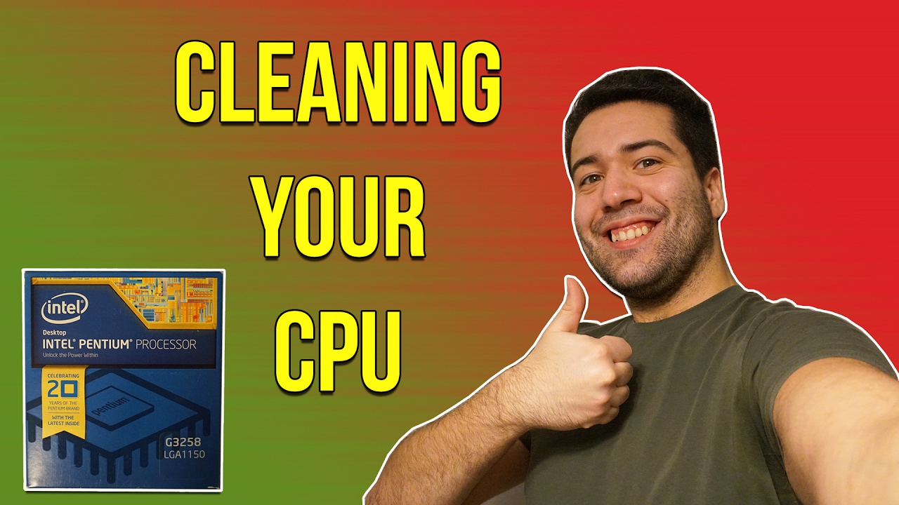 PC DIY - How to clean your CPU of thermal paste!!