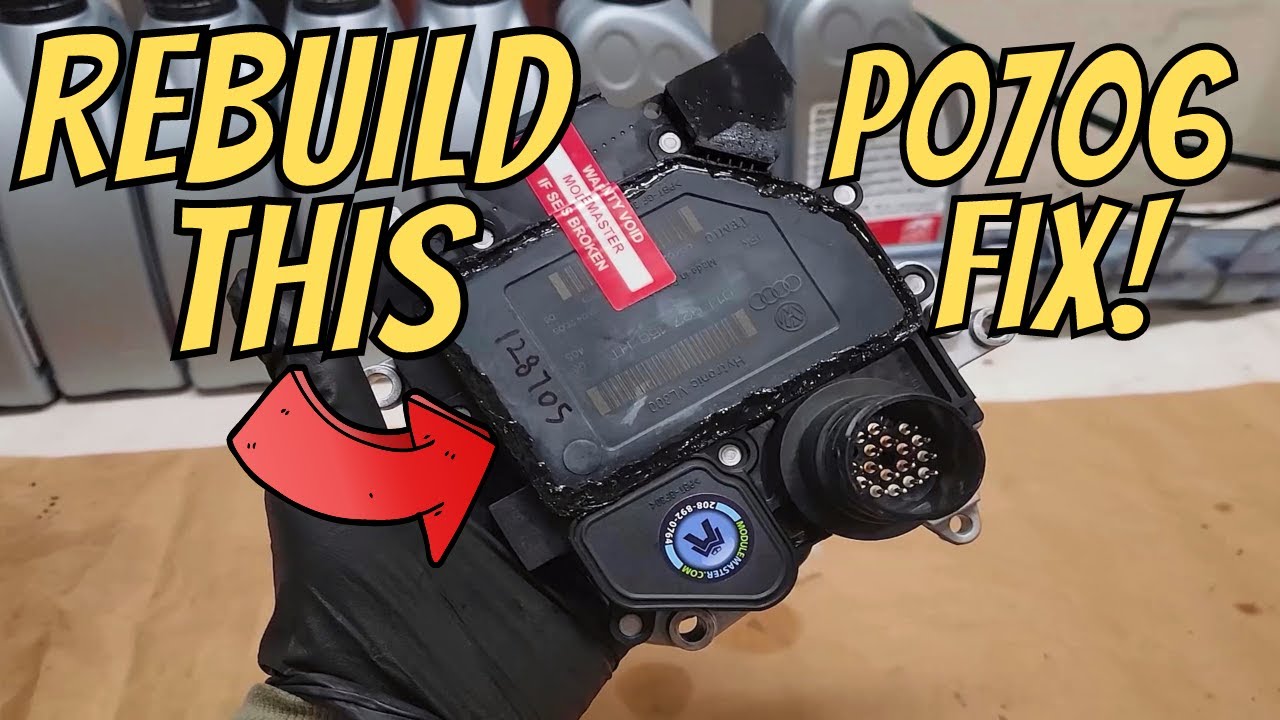 P0706 Fault Code FIX! Audi A4 B7 CVT Transmission Control Module Removal & Repair