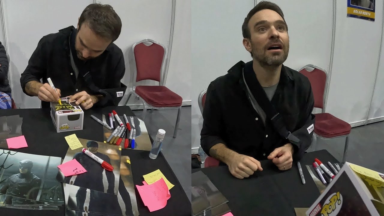 Meeting Charlie Cox aka Daredevil at Comic-Con
