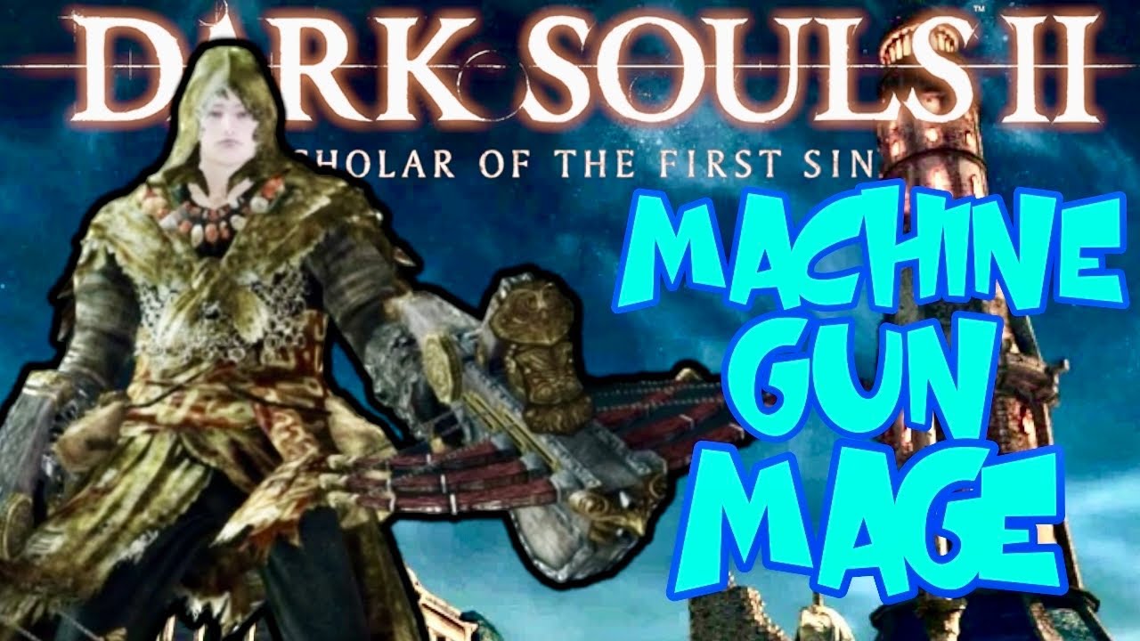 DS2 Machine Gun Mage SL 155 | Dark Souls 2 SOTFS Invasion Build