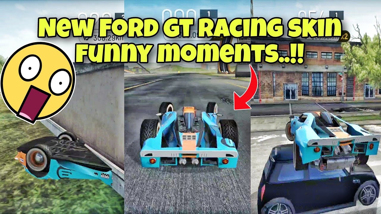 New ford gt racing skin😱Funny moments🤣 Extreme car driving simulator🔥