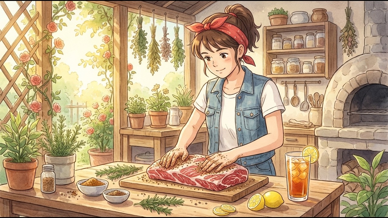 Cozy Traditional Cooking | Ghibli Style Slow Living | Ghibli Style Cooking