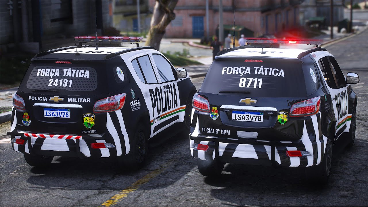 PERSEGUIÇÃO A CRIMINOSOS ARMADOS FORÇA TÁTICA⚡PMCE | GTA 5 POLICIAL