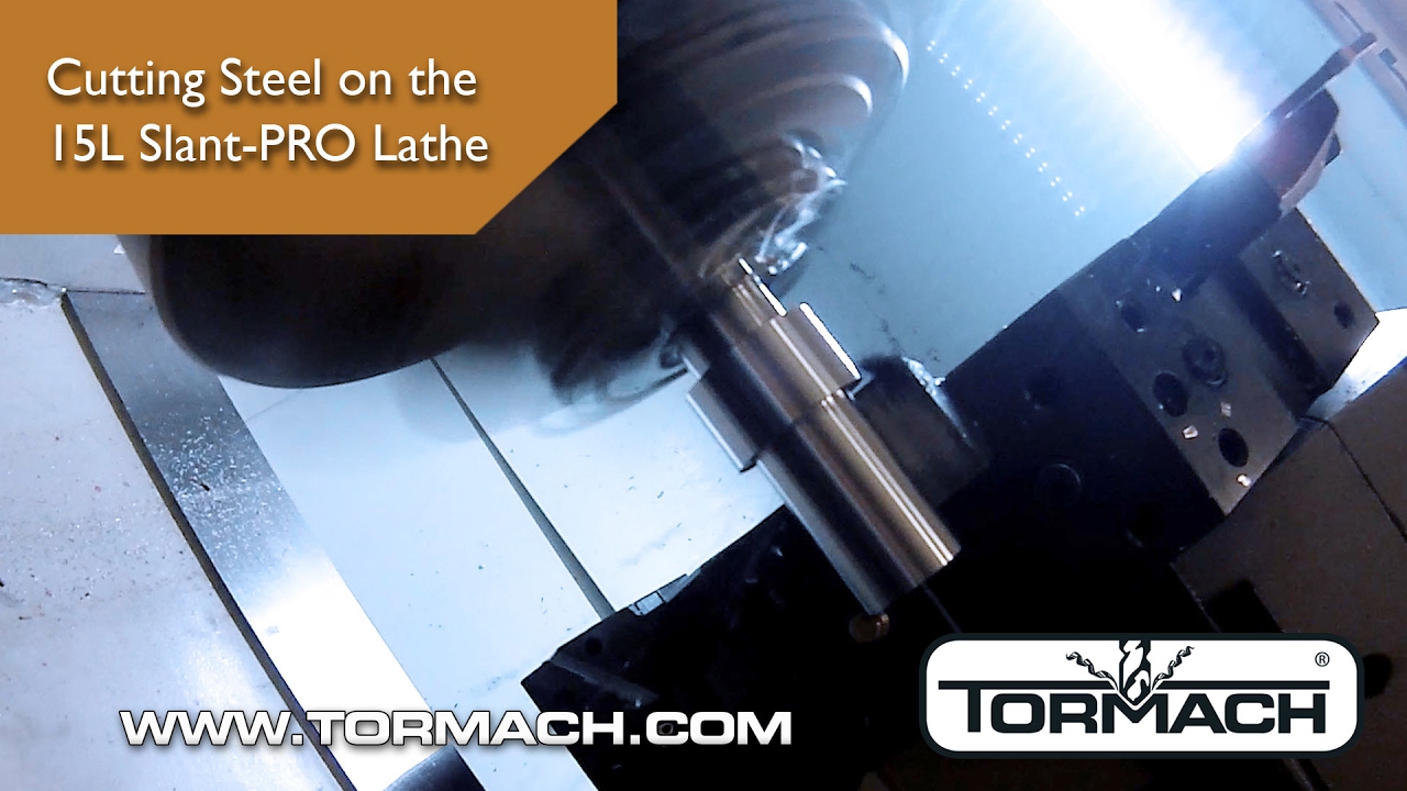 Turning Steel on a 15L Slant-PRO Lathe